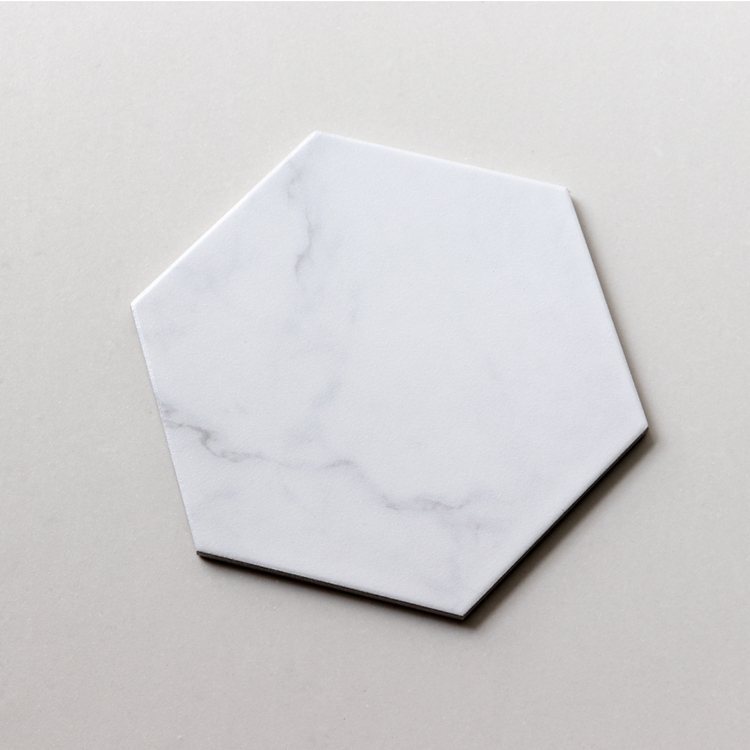 Ceramic White Marble Mosaic Hexagon Tile para la pared de la cocina y el piso