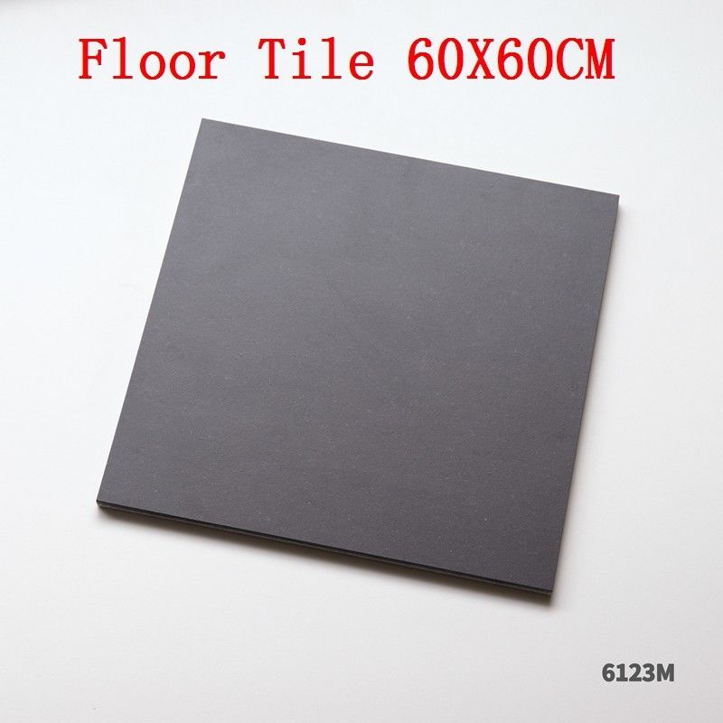 Azulejos de piso vitrificados para sala de estar Golden Vein 60x60 Azulejo de piso esmaltado de porcelana marrón oscuro