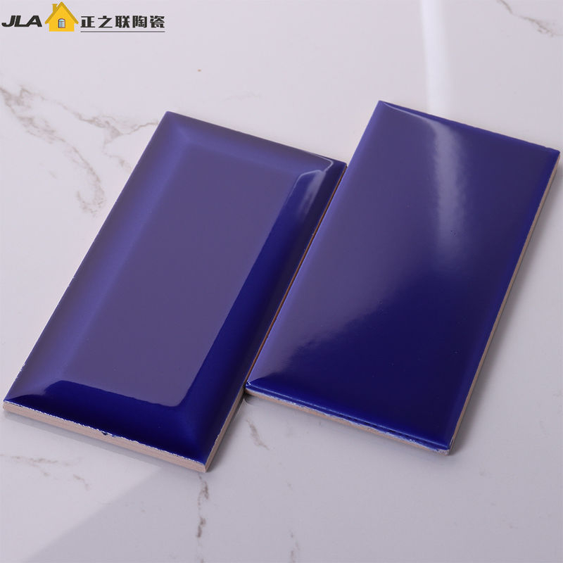 Azul azul o océano baldosas de pared de cerámica baldosas acristaladas de porcelana de 6 mm de espesor