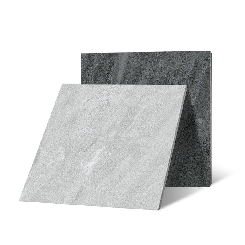 Efecto tridimensional pulido gris claro de las baldosas 600x600 de la porcelana