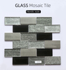 Azulejo de mosaico de material de vidrio de lujo para cocina moderna