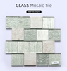 Azulejo de pared de mosaico de vidrio para salpicaduras de cocina de baño chino
